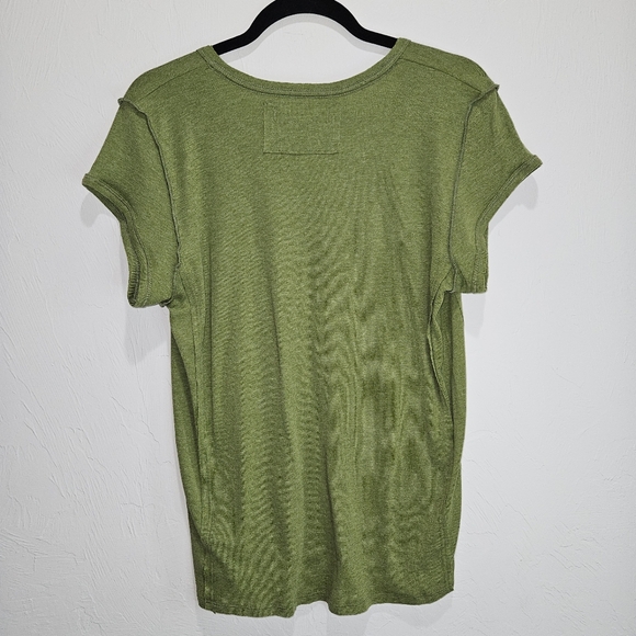 NWT! We The Free People Shirt Moss Green Women's Extra Large XL Top NEW! - Picture 10 of 15